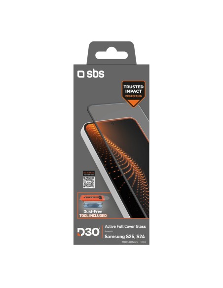 
D3O grūdintas stiklas su aplikatoriumi, skirtas „Samsung Galaxy S24 / S25“
