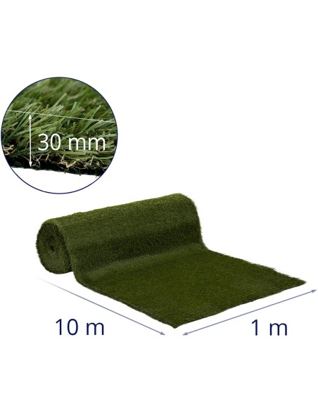 Dirbtinė žolė terasos balkonui minkšta 30 mm 20/10 cm 100 x 1000 cm Dirbtinė žolė terasos balkonui minkšta 30 mm 20/10 cm 100 x 1000 cm