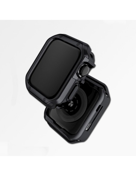 
„Apple Watch Series 7/ 8/ 9“ (41 mm) minkštas ir tvirtas dėklas – juodas
