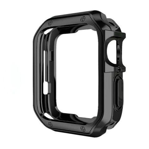 
„Apple Watch Ultra 1/ 2“ (49 mm) minkštas ir tvirtas laikrodžio dėklas – juodas
