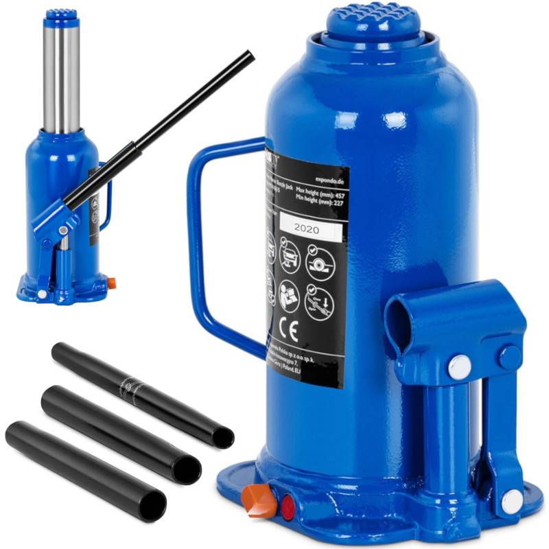 Butelio hidraulinis domkratas 227 - 457 mm 16 t Butelio hidraulinis domkratas 227 - 457 mm 16 t