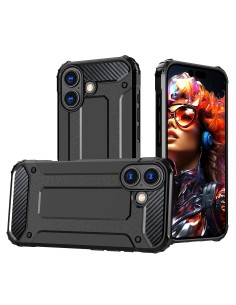 
„iPhone 17 Hybrid Armor“ dėklas – juodas
