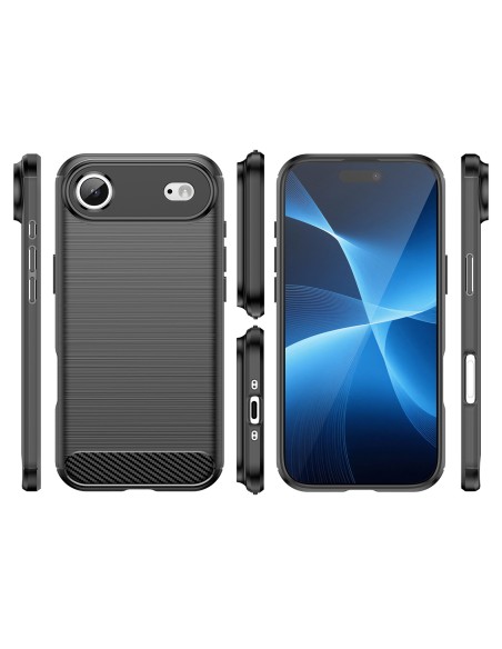 
iPhone 17 Air Carbon galinis dangtelis – juodas

