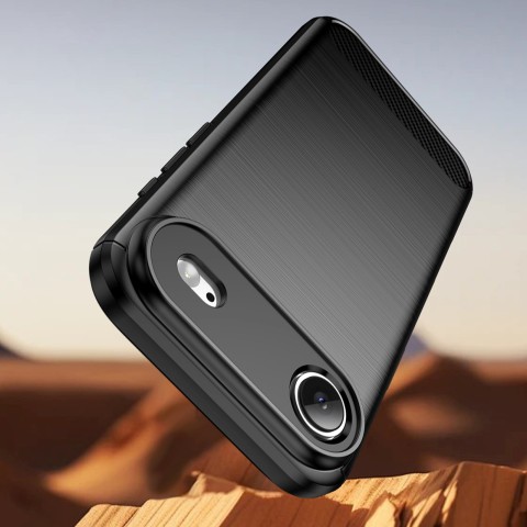 
iPhone 17 Air Carbon galinis dangtelis – juodas
