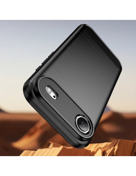 
iPhone 17 Air Carbon galinis dangtelis – juodas
