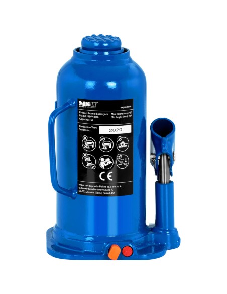 Butelio hidraulinis domkratas 227 - 457 mm 16 t Butelio hidraulinis domkratas 227 - 457 mm 16 t