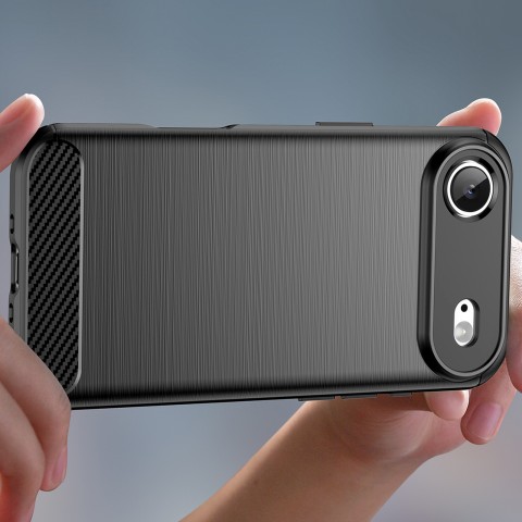 
iPhone 17 Air Carbon galinis dangtelis – juodas
