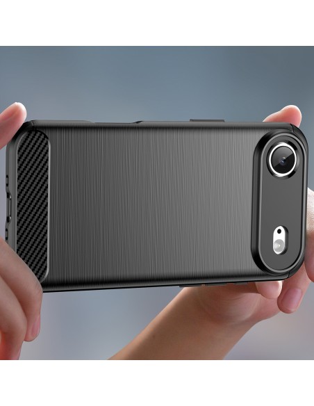 
iPhone 17 Air Carbon galinis dangtelis – juodas
