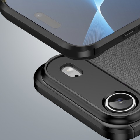 
iPhone 17 Air Carbon galinis dangtelis – juodas
