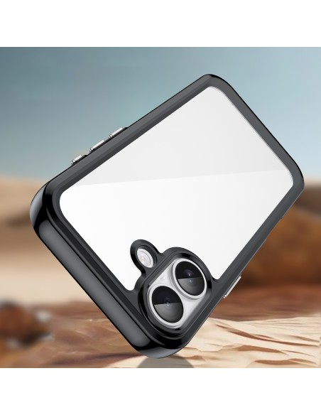 
„iPhone 17 Outer Space“ dėklas – juodas permatomas
