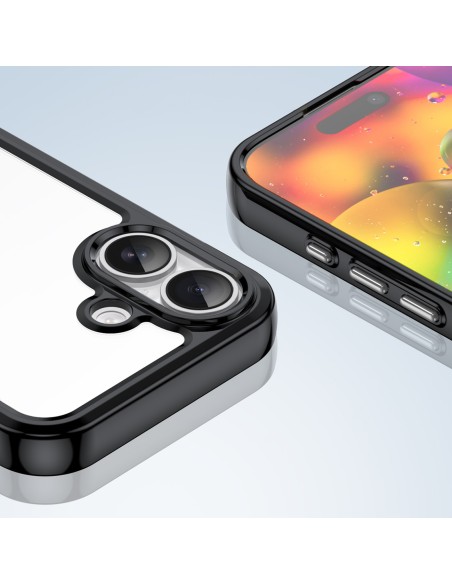 
„iPhone 17 Outer Space“ dėklas – juodas permatomas
