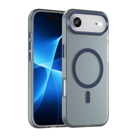 
„iPhone 17 Air“ magnetinis abrazyvinis „MagSafe“ dėklas – matinės mėlynos spalvos
