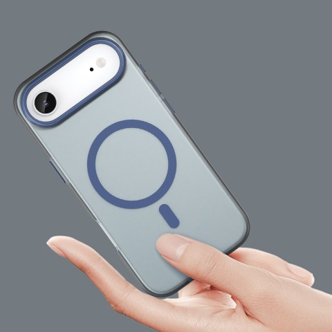 
„iPhone 17 Air“ magnetinis abrazyvinis „MagSafe“ dėklas – matinės mėlynos spalvos
