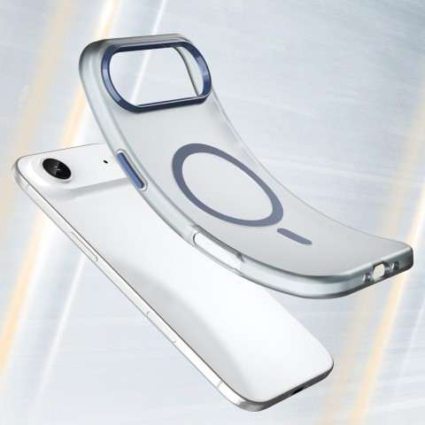 
„iPhone 17 Air“ magnetinis abrazyvinis „MagSafe“ dėklas – matinės mėlynos spalvos
