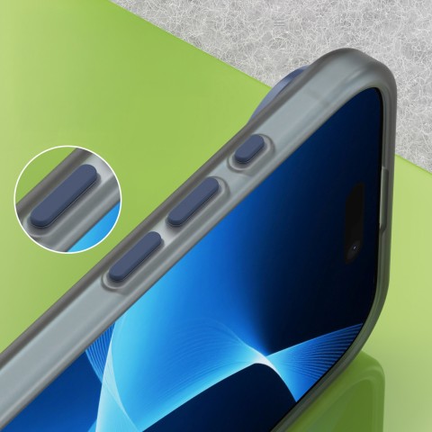 
„iPhone 17 Air“ magnetinis abrazyvinis „MagSafe“ dėklas – matinės mėlynos spalvos
