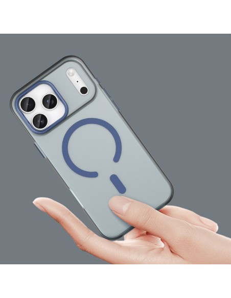 
„iPhone 17 Pro Max“ magnetinis abrazyvinis „MagSafe“ dėklas – matinės mėlynos spalvos
