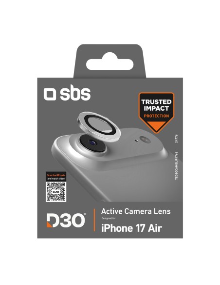 
„iPhone 17 Air“ objektyvo apsauga su „D3O Camera Glass“ technologija
