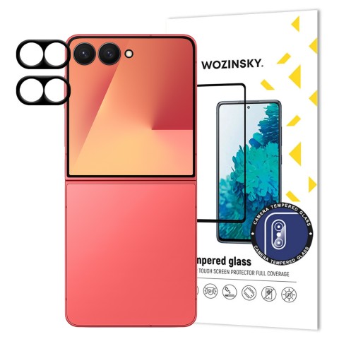 
„Samsung Galaxy Z Flip 7“ kameros stiklas, juodas – 2 vnt.
