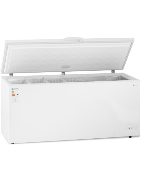 Rakinamas krūtinės šaldiklis 4 krepšiai 560 L -12 iki -28 C 135 W