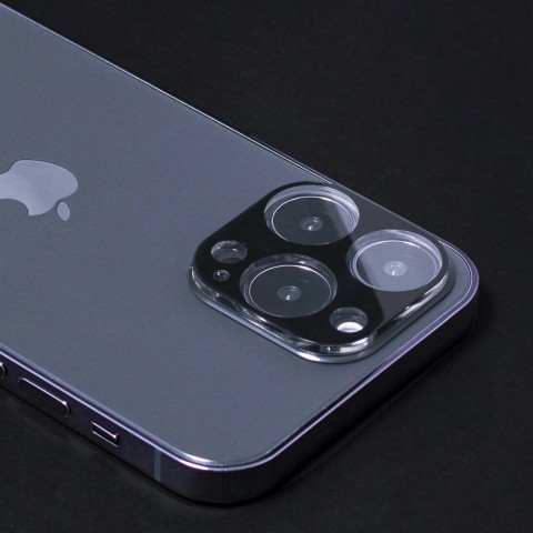 
iPhone 17 Pro kameros stiklas, juodas, pilnai veikiantis, 2 vnt.
