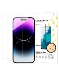 
Grūdintas stiklas iPhone 17 Pro / 16 Pro telefonui - 2 vnt.
