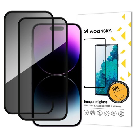 
Grūdintas stiklas, skirtas „iPhone 17 Pro Max“, apsaugantis nuo privatumo – 2 vnt.

