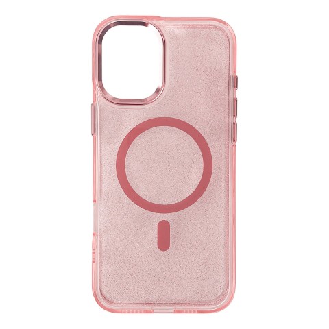 
Blizgantis „MagSafe“ dėklas, skirtas „iPhone 17“ – rožinis
