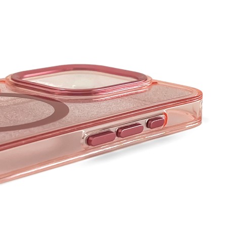 
Blizgantis „MagSafe“ dėklas, skirtas „iPhone 17 Pro“ – rožinis
