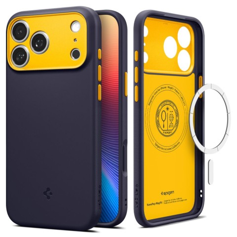 
„iPhone 17 Pro Nano Pop MagSafe“ dėklas – tamsiai mėlynas
