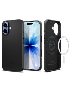 
„iPhone 17“ plonas „MagSafe“ galinis dėklas – juodas

