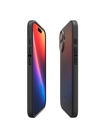 
„iPhone 17“ plonas „MagSafe“ galinis dėklas – juodas
