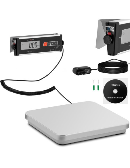 Platforminės pašto svarstyklės laiškų siuntiniams su išoriniu LCD 35,5 x 40,5 60 kg/ 0,02 kg Platforminės pašto svarstyklės laiškų siuntiniams su išoriniu LCD 35,5 x 40,5 60 kg/ 0,02 kg
