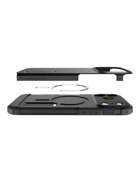 
Apsauginis „iPhone 17 Pro Tough Armor T MagSafe“ dėklas – juodas
