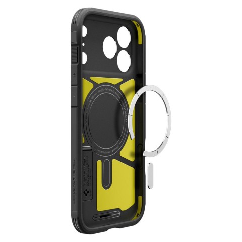 
Apsauginis „iPhone 17 Pro Tough Armor T MagSafe“ dėklas – juodas
