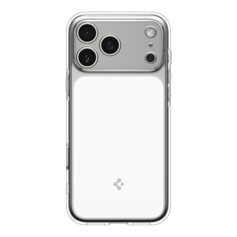
„iPhone 17 Pro Max Ultra Hybrid T MagSafe“ dėklas – skaidrus ir baltas
