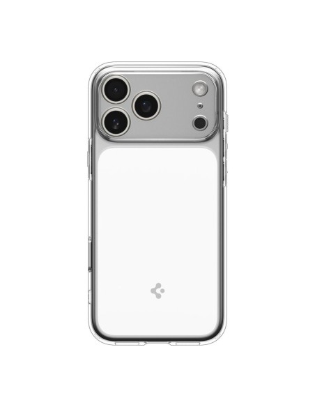 
„iPhone 17 Pro Max Ultra Hybrid T MagSafe“ dėklas – skaidrus ir baltas
