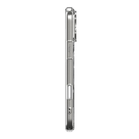 
„iPhone 17 Pro Max Ultra Hybrid T MagSafe“ dėklas – skaidrus ir baltas
