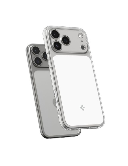 
„iPhone 17 Pro Max Ultra Hybrid T MagSafe“ dėklas – skaidrus ir baltas
