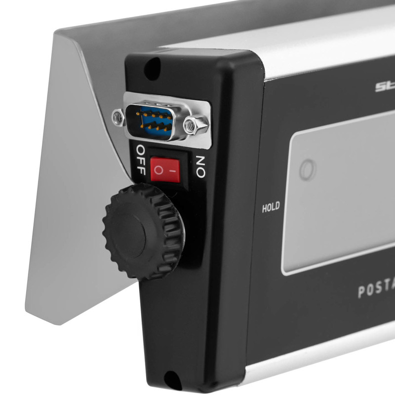 Platforminės pašto svarstyklės laiškų siuntiniams su išoriniu LCD 35,5 x 40,5 60 kg/ 0,02 kg