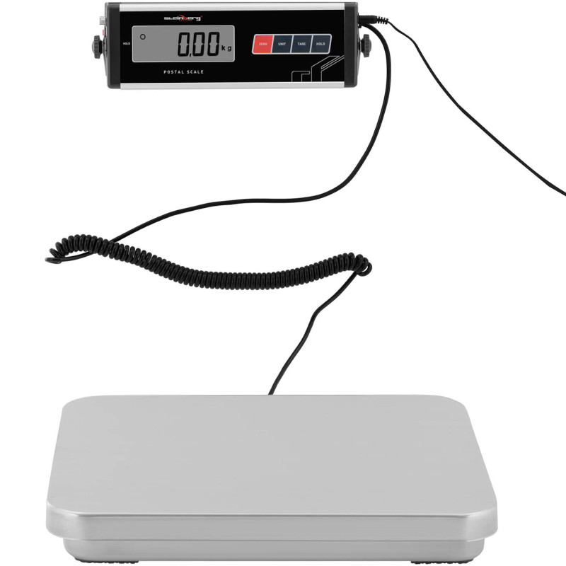 Platforminės pašto svarstyklės laiškų siuntiniams su išoriniu LCD 35,5 x 40,5 60 kg/ 0,02 kg