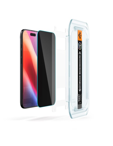 
Prisegami stiklai su aplikatoriumi, skirti „iPhone 17 Air Glas.TR EZ Fit“ - 2 vnt.
