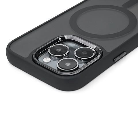 
„Samsung Galaxy A17“ madingas „MagSafe“ dėklas – matinės juodos spalvos
