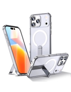 
„Samsung Galaxy S25 FE“ apsauginis dėklas su „Hybrid Armor X MagSafe“ stovu – skaidrus
