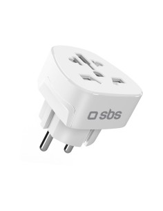 
„Shucko“ universalus ES kelioninis maitinimo adapteris – baltas
