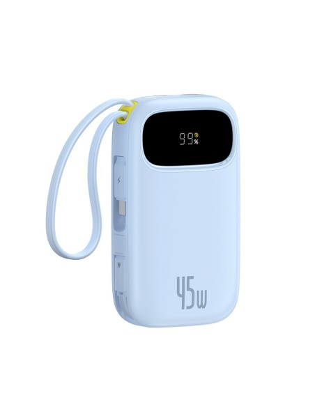 
„EnerFill FC31“ 20000mAh 45W nešiojama baterija su ekranu ir USB-C „Lightning“ laidu – mėlyna
