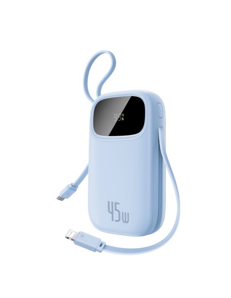 
„EnerFill FC31“ 20000mAh 45W nešiojama baterija su ekranu ir USB-C „Lightning“ laidu – mėlyna

