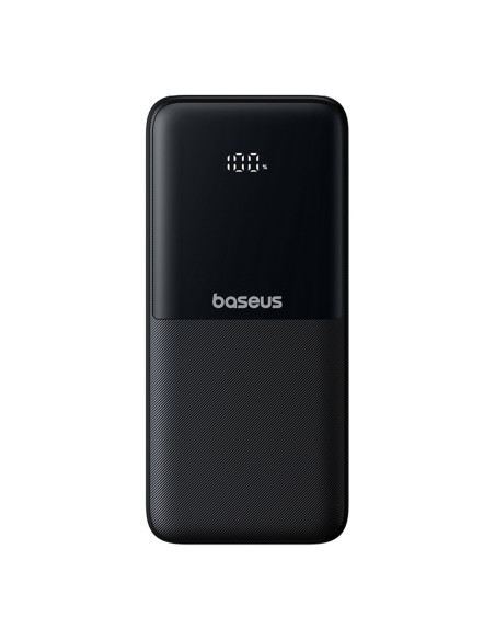 
10000mAh 22,5W išorinė baterija su ekranu, USB-C laidais, „iPhone Lightning Lipow“ – juoda
