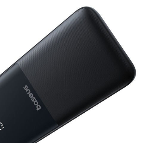 
10000mAh 22,5W išorinė baterija su ekranu, USB-C laidais, „iPhone Lightning Lipow“ – juoda
