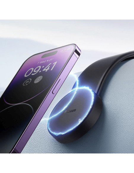 
C02 MagSafe magnetinis automobilio telefono laikiklis prietaisų skydeliui – juodas
