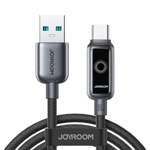 
Pintinis kabelis USB-A - USB-C 66W 1.2m - juodas
